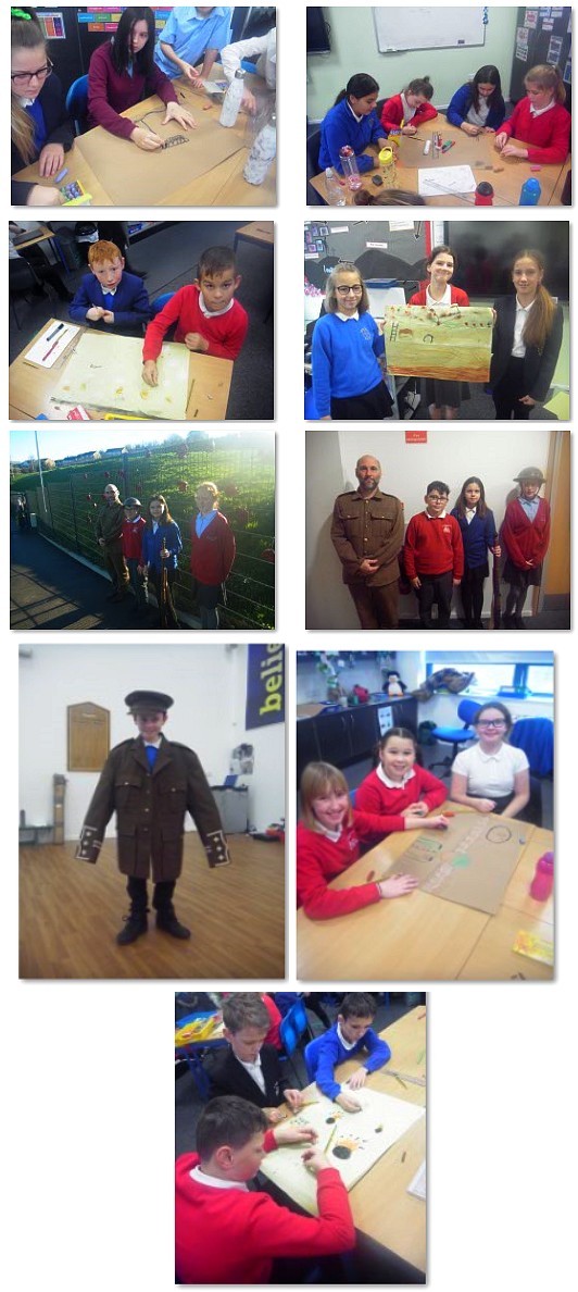 Photos of Y6 WW1 Day