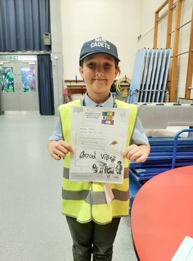 Photo of children on Mini Cadets Police course